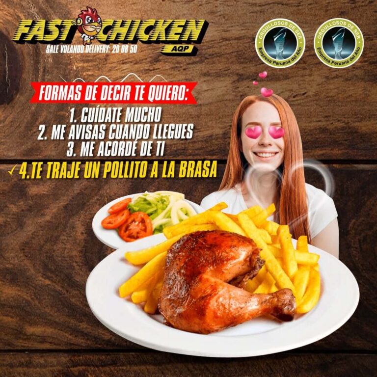 Fast Chicken AQP Menu 1