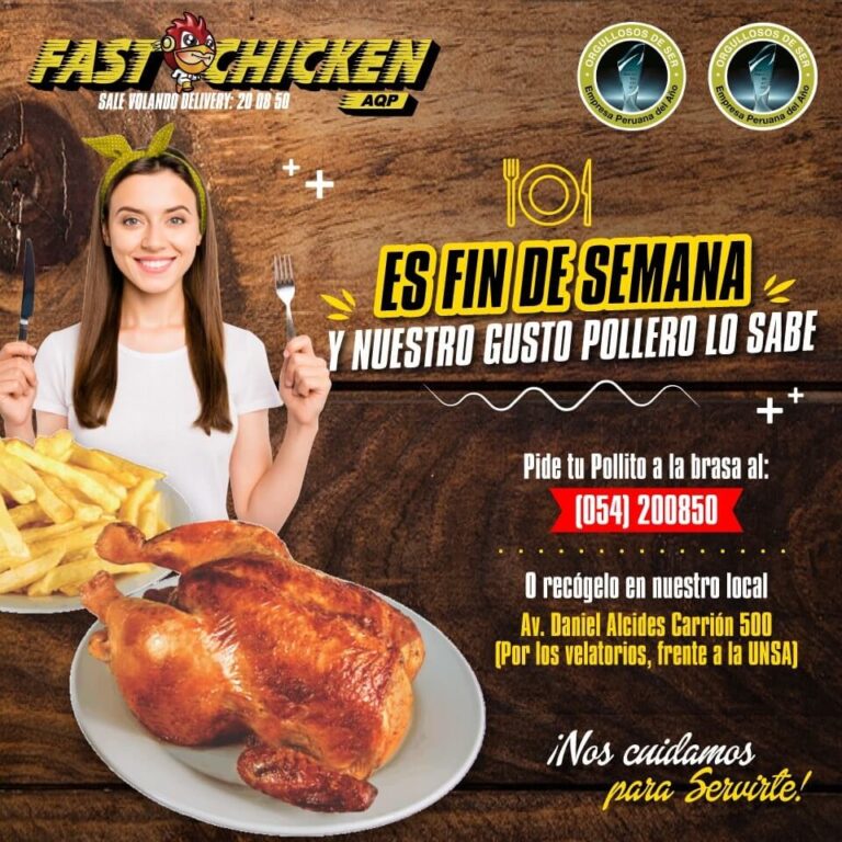 Fast Chicken AQP Menu 2